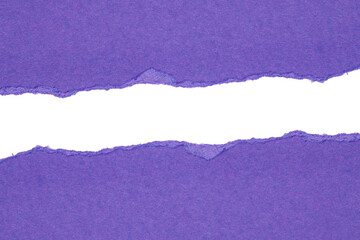 purple torn or ripped paper isolated on transparent png background,purple torn paper with yellow...