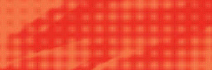 Halftone background with dots. Orange pop art pattern in comic style. Colorful dot texture. Vector illustration