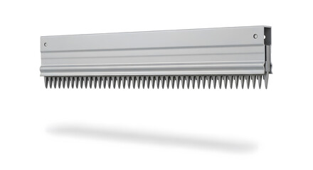 Aluminum Heat Sink: A meticulously crafted aluminum heat sink, engineered for efficient thermal management, showcasing its intricate design and practical functionality for optimal heat dissipation.