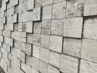 White brick wall texture background