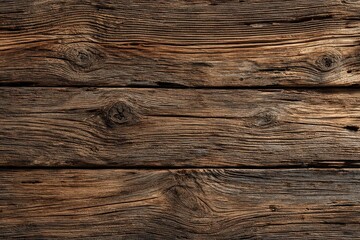 Close Up of Weathered Wooden Planks Showing Detailed Texture and Natural Patterns