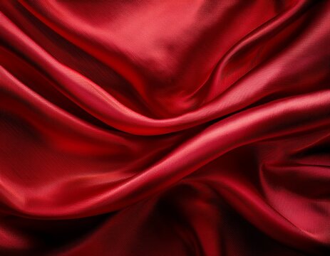 rich red fabric background lustrous red textile textures