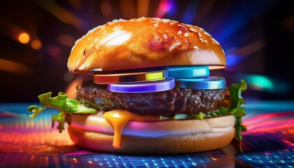 vinyl burger a retro culinary masterpiece