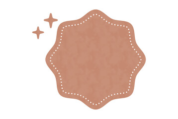 Copper Frame with Sparkles