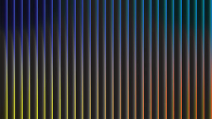 Obraz premium Dynamic abstract light lines forming a vibrant colorful spectrum gradient on a dark background, modern graphic design illustration for technology or art projects