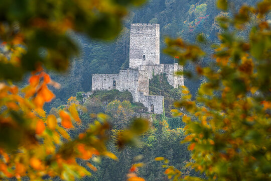 The historical Zil Castle located at the foot of the Ka&ccedil;kar Mountains in the Fırtına Valley