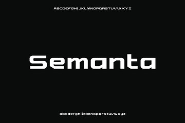 Display alphabet font vector design suitable for headline, poster, logo, magazine and many more