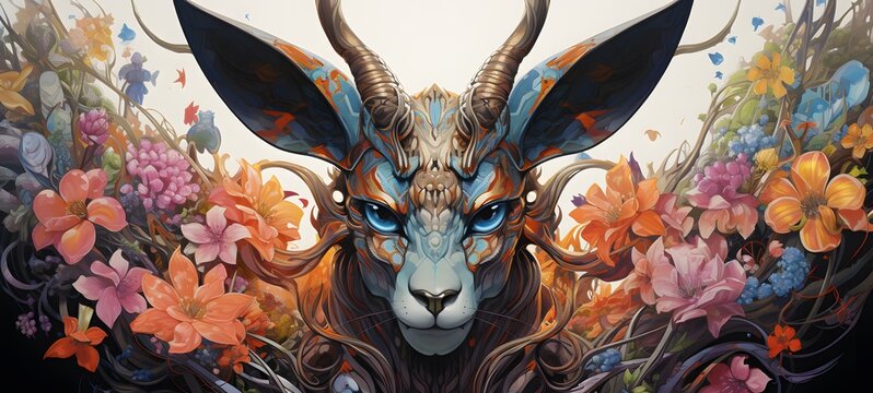 A sphinx , a small creature made of glass that is sitting in the palm of your hand,generative AI