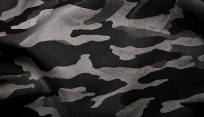 stealth camo in black and greys military material texture