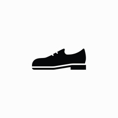 shoes icon silhoutte vector style template