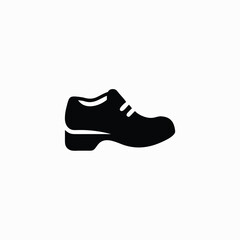 shoes icon silhoutte vector style template