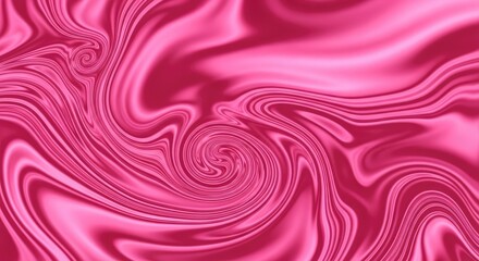 Obraz premium Abstract fluid, glossy, swirling pink, maroon and light pink pattern