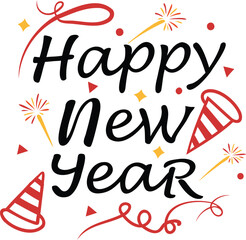 "Happy New Year" Vector Design