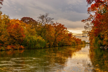 Backwater of the Koros river at Szarvas