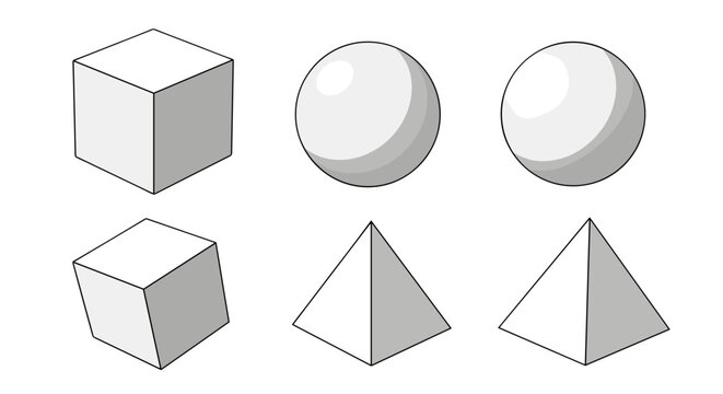 3D Basic Shapes Images – Browse 38,029 Stock Photos, Vectors, and Video ...