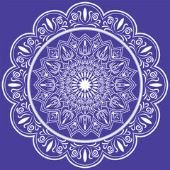 Decorative Mandala Pattern Art | Abstract Floral Geometry Ornament | Sacred Boho Symmetry Vector | Spiritual Decorative Artwork for Meditation and Interior Design