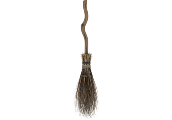 broom isolated on white
