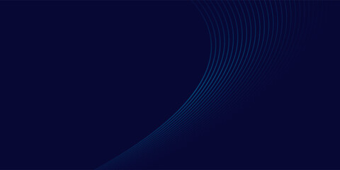 Abstract blue background with glowing curved lines. Shiny blue swirl curve lines design. Spiral lines. Geometric oval pattern. Futuristic technology concept. Vector illustration