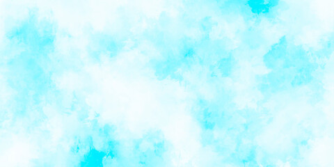 Abstract grunge sky blue soft painted watercolor paint splash. inspiring views of fluffy clouds blue sky background. cloudy blue sky various natural clouds and smoke. morning cloud in the sky.