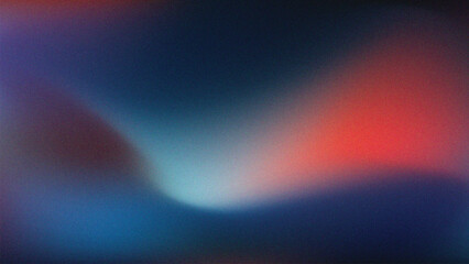 Dark Blue and Coral Gradient Background – Cinematic Abstract Blur with Soft Light and Depth