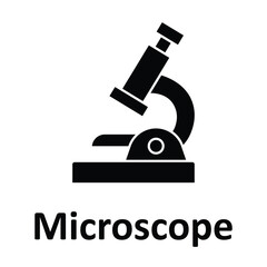 Microscope Vector Icon which can easily modify or edit