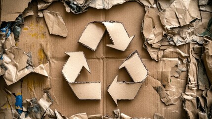 Recycle! This cardboard has the recycle symbol on it. Please recycle.
