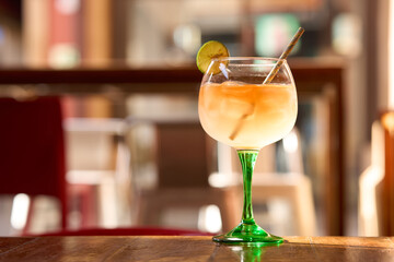 Glass of Gin and Tonic