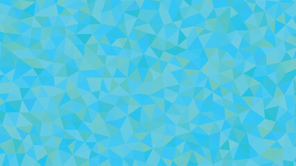 Abstract geometric background with triangles modern polygon mosaic pattern in shades of green and blue perfect for wa