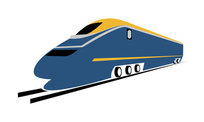 Train head illustration design vector