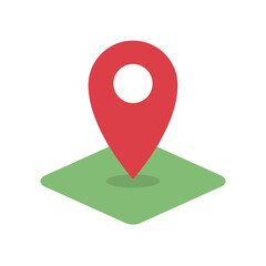 シンプルなマップピンアイコン