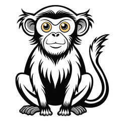 manky line art on whit bacground