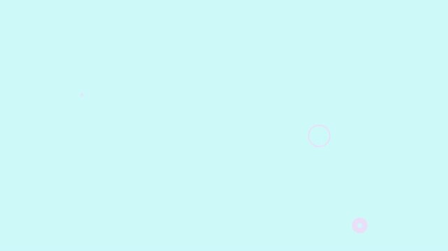Explode bubble animation with pink circles bursting on a light blue background perfect for presentations, websites, and social media.
