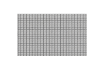 A texture of small, light gray square ceramic tiles with dark grout lines, forming a uniform pattern on a solid transparent background. background removed