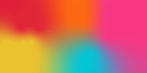 Cheerful and bright gradient background with a blend of orange, yellow, and pink. Ideal for summer or travel themes.