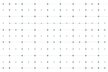 Dark green grid pattern featuring light gray lines and small circles at intersections and within each square, creating a uniform, technical background. background removed