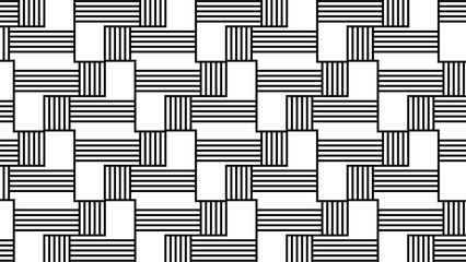 Geometric pattern seamless abstract vector and swatches oriental line texture on white background modern simple wallpaper diagonal fabric set of design elements ornamental patterns and swatche