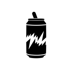Energy Drink Vector Icon: Refreshing Beverage Illustration for Design