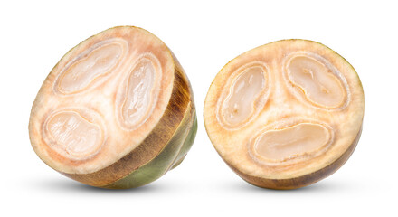 Asian Palmyra palm isolated on transparent png ( image from camera )