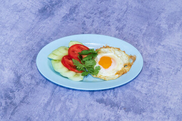 Fried Eggs on a plate