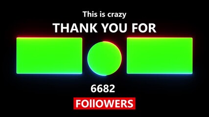 Animation 20000 subscribers count YouTube channel celebration with confetti ,Social media Quick count of subscribers to 20K. Counting Up to 20K subscribers For social media. 4K animation background. - Powered by Adobe