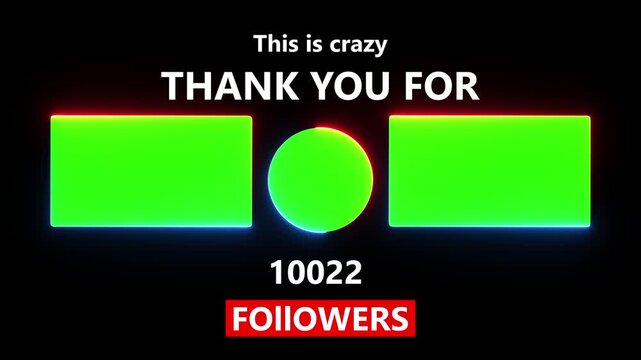 Animation 30000 subscribers count YouTube channel celebration with confetti ,Social media Quick count of subscribers to 30K. Counting Up to 30K subscribers For social media. 4K animation background.