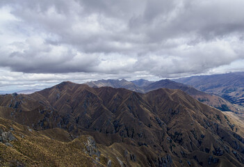 l'érosion de la montagne depuis Roys peak