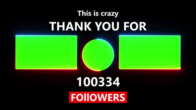 Animation 700000 subscribers count YouTube channel celebration with confetti ,Social media Quick count of subscribers to 700K. Counting Up to 700K subscribers For social media. 