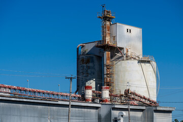 Obraz premium An old lime production plant