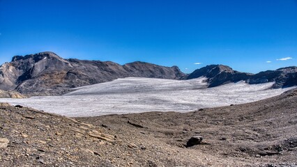 Hiking on the Wildstrubel leads along scenic mountain trails to impressive glacier expanses. The Wildstrubel Glacier offers ice formations and an alpine atmosphere for experienced hikers. High quality