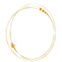 abstract circle frame