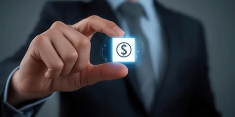 Financial success strategies corporate setting digital content professional environment close-up view business growth concepts