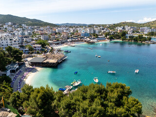 Ksamil Beach Sarande Aerial View