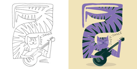 Cute hand drawn doodle lettering quote. Lettering for t-shirt design, mug print, bag print, clothes fashion. 100% hand drawn vector image.