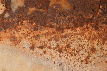 Rusted Metal Surface Texture Background